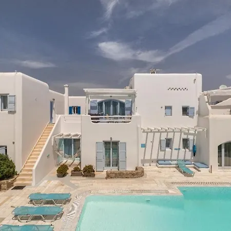 펜션 Blue Heart Mykonos Up To 10 People Location Mykonos Town