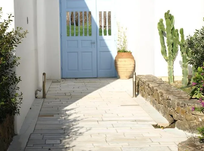 Tatil Evi Blue Heart Mykonos Up To 10 People Location *