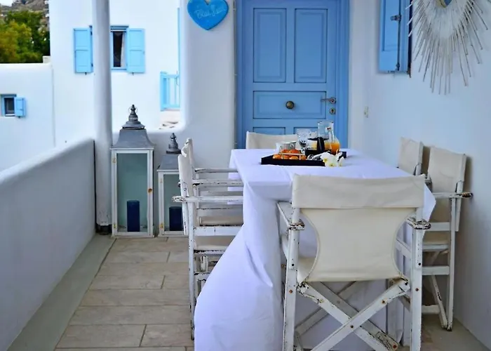 Blue Heart Mykonos Up To 10 People Location *